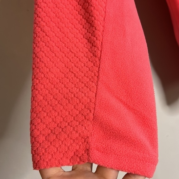 Columbia Womens Glacial Iv Print Half Zip Bright Geranium pink new nwt pink - Picture 2 of 8